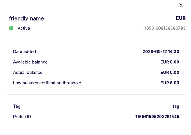 Low balance notification portal