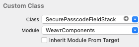Storyboard passcode stack